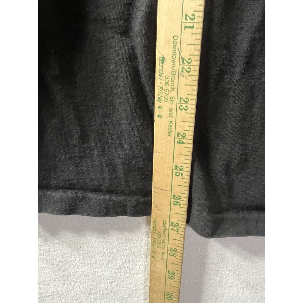 VTG Weekends Beachwear 80's 90's Retro Earth  Shirt Black Vintage Fade FLAW - Picture 7 of 9